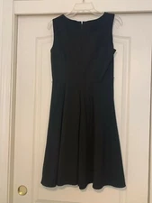 AB Studio - Women's Fitted Sheath Dress - Black - Size 8