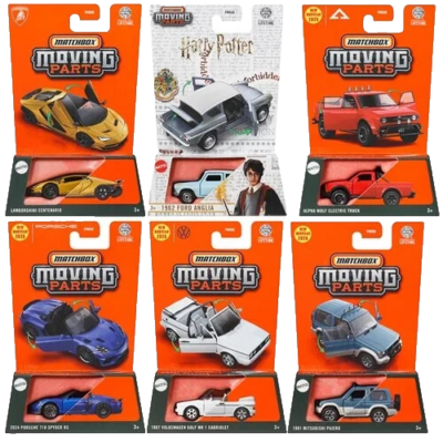 Matchbox 2025 Moving Parts Series (FWD28-958E) - Case of 8 pcs