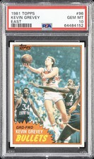 1981 TOPPS EAST #96 KEVIN GREVEY PSA 10