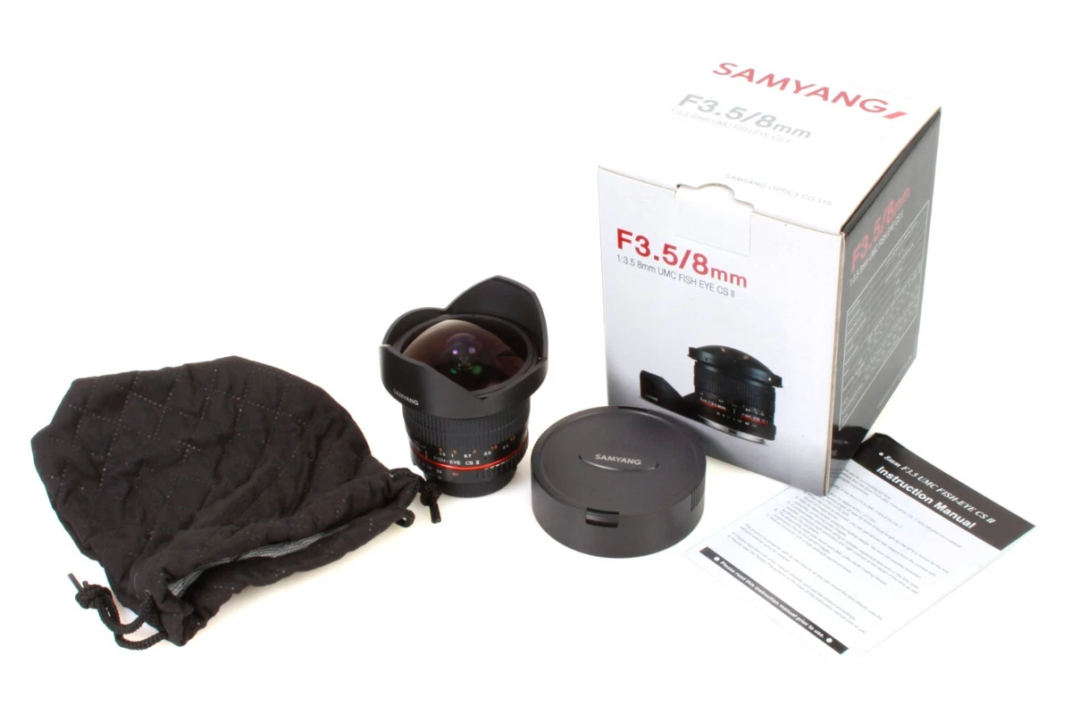 Samyang f/3.5 Camera Lenses 8mm Focal for sale | eBay