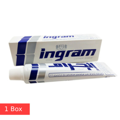Men Smoothing Shaving Skin Cream Ingram Cool Lather Shave Cream Tube 60 gm