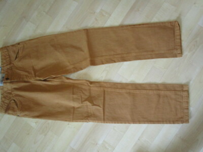 Alive Jeans Gr. 152 164 curry Denim innen verstellbarer Bund, toller Schnitt neu