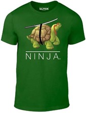 Ninja Tortoise T-Shirt - Funny t shirt parody turtle teenage animal half shell