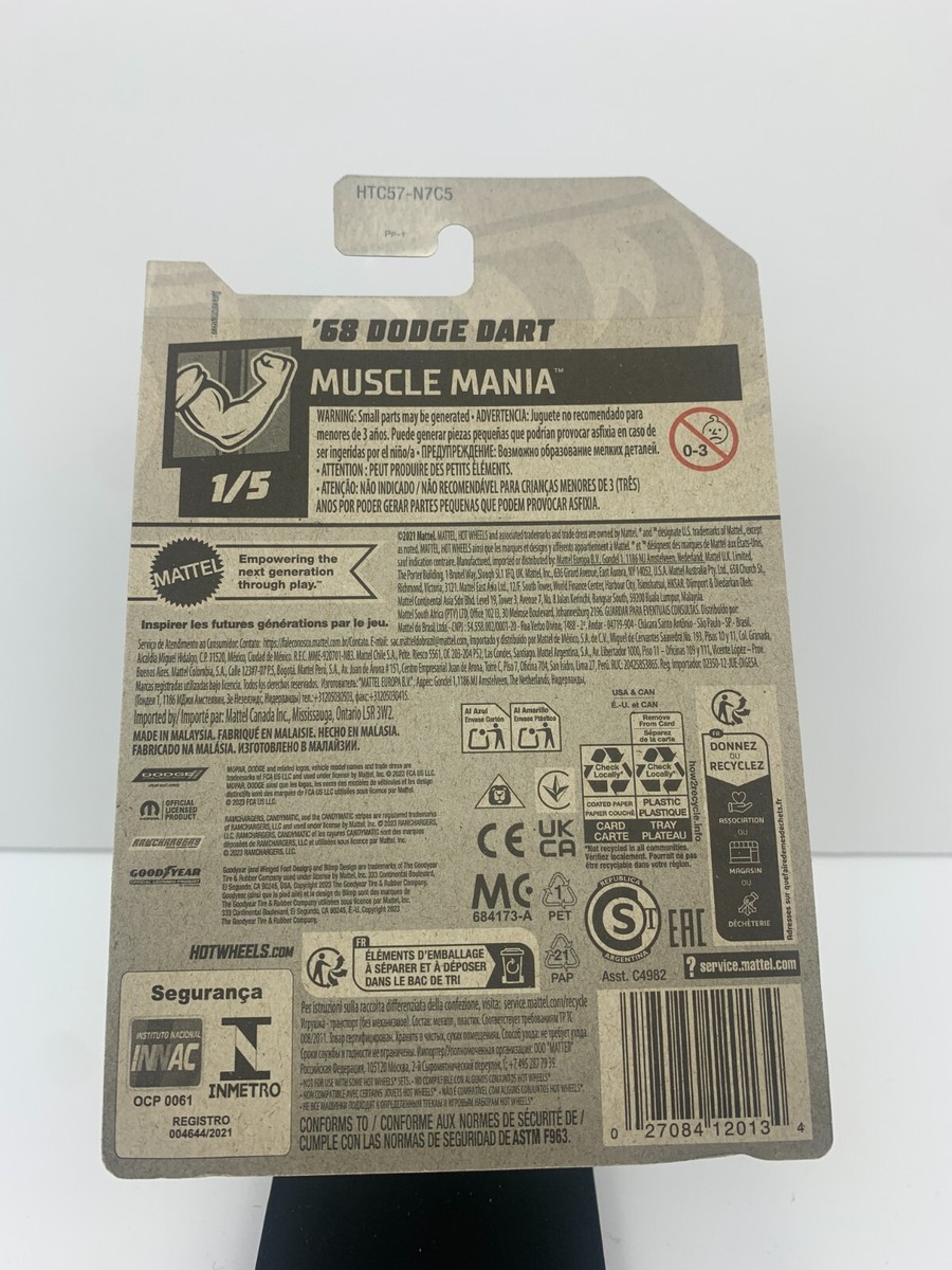 Hot Wheels 2024 Mainline G Case Muscle Mania '68 Dodge Dart 142