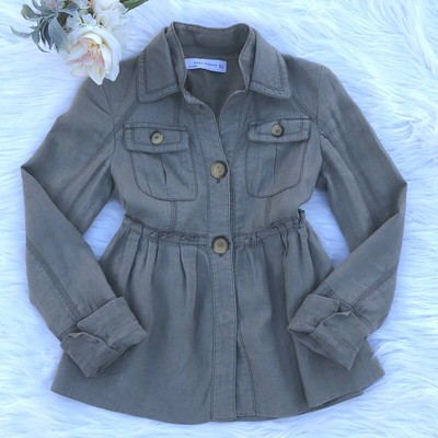 zara linen jacket womens