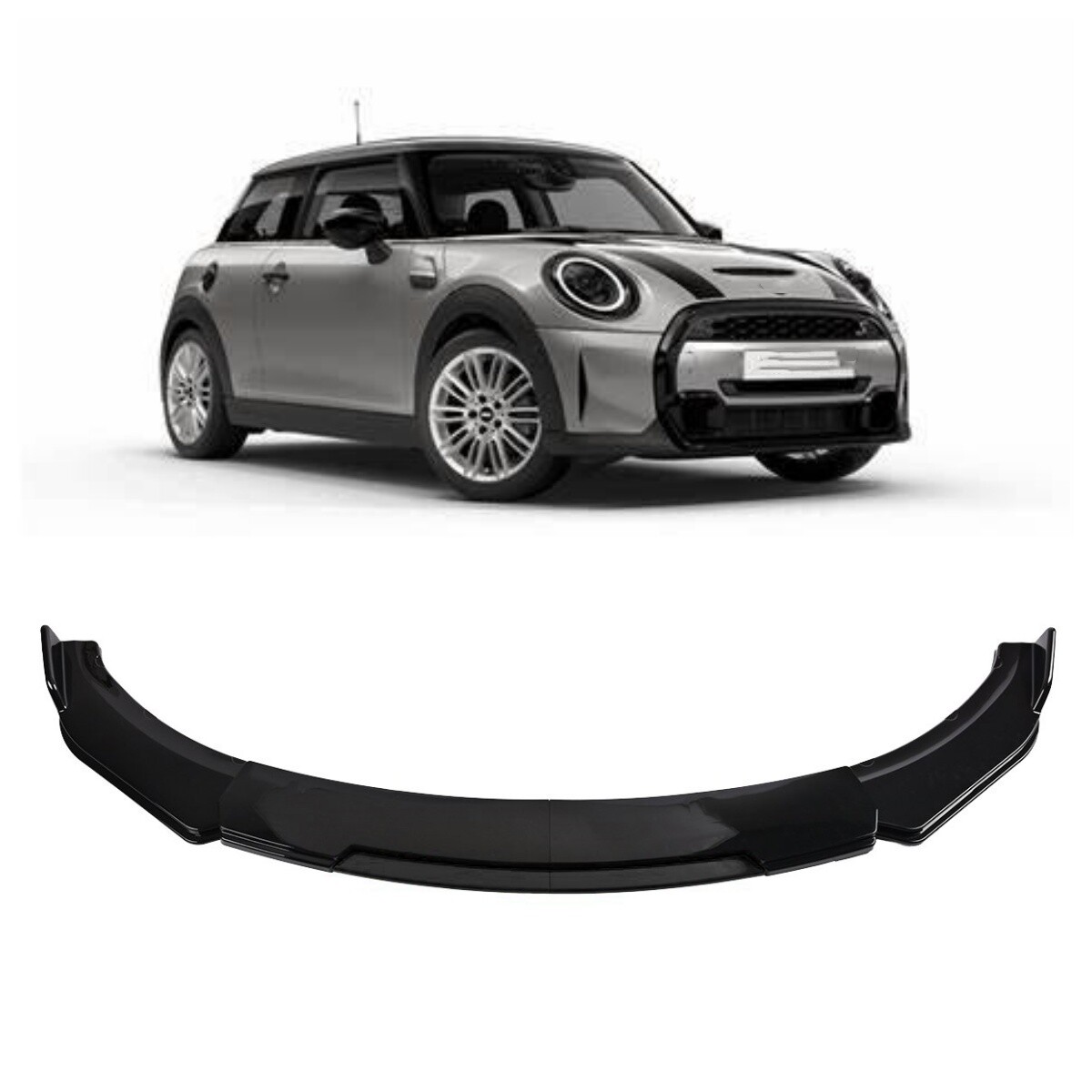 For MINI Cooper R53 R55 R56 F56 6pcs Front Bumper Lip Spoiler Splitter ...