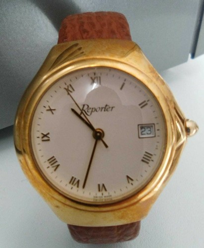 OROLOGIO DA POLSO REPORTER MOD. DEP 4988 STAINLESS STEEL BACK SWISS MADE |  eBay