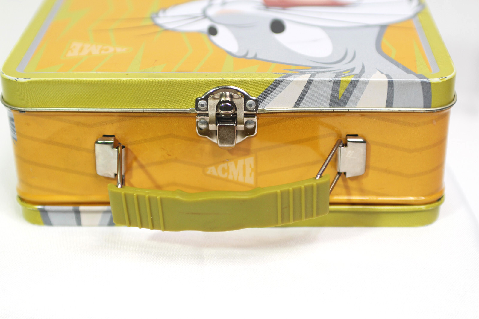 Vtg Tin Box Co Lunchbox Bugs Bunny Loony Tunes ACME Explosive Ideas Warner Bros