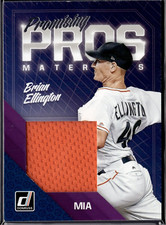 2018 Donruss Promising Pros Brian Ellington Jersey Marlins