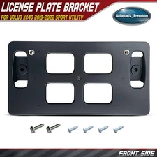 Front License Plate Bracket w/ Hardware for Volvo XC40 2019-2022 Sport Utility