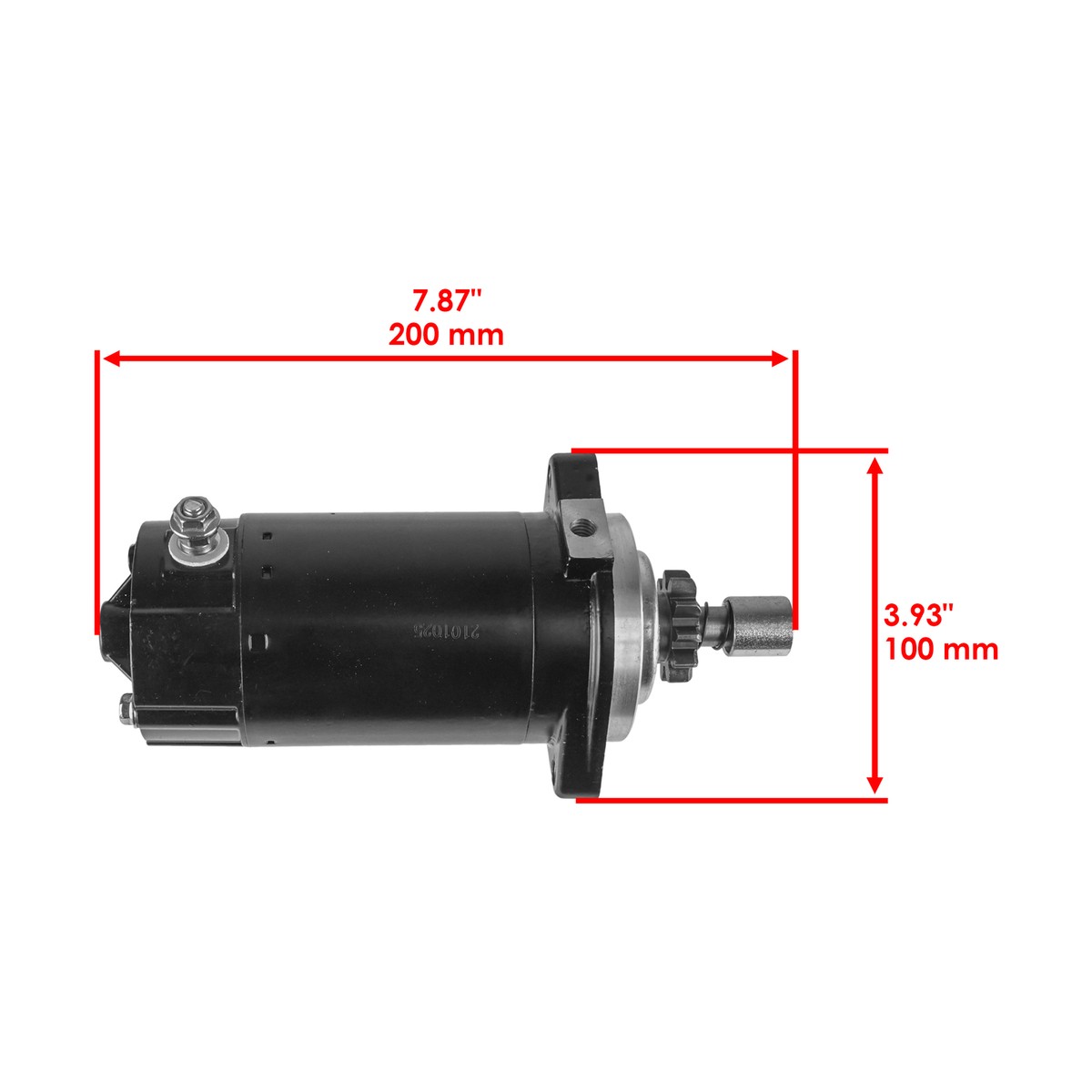 Yamaha (2 Cyl) Starter Motor 689-81800-12 (S1223) - Engine Room Marine Parts