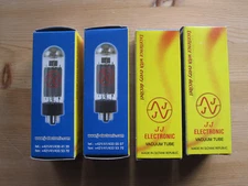 JJ Electronic Matched Quad (4) GZ34 / 5AR4 Rectifier Vacuum Tubes - Brand New