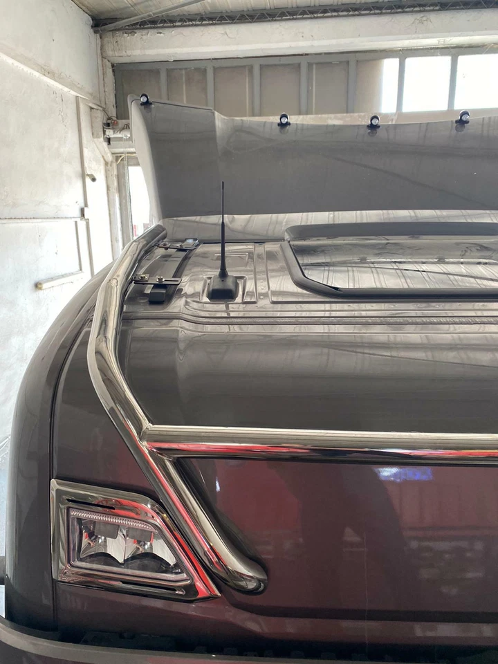 Edelstahl Dachlampenbügel 60mm -1.50mm. passend für Scania 2017 S-R - mit 13 LED - Bild 3 von 4