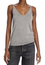 THEORY Double-V Silk Tank NWT 215 Size P