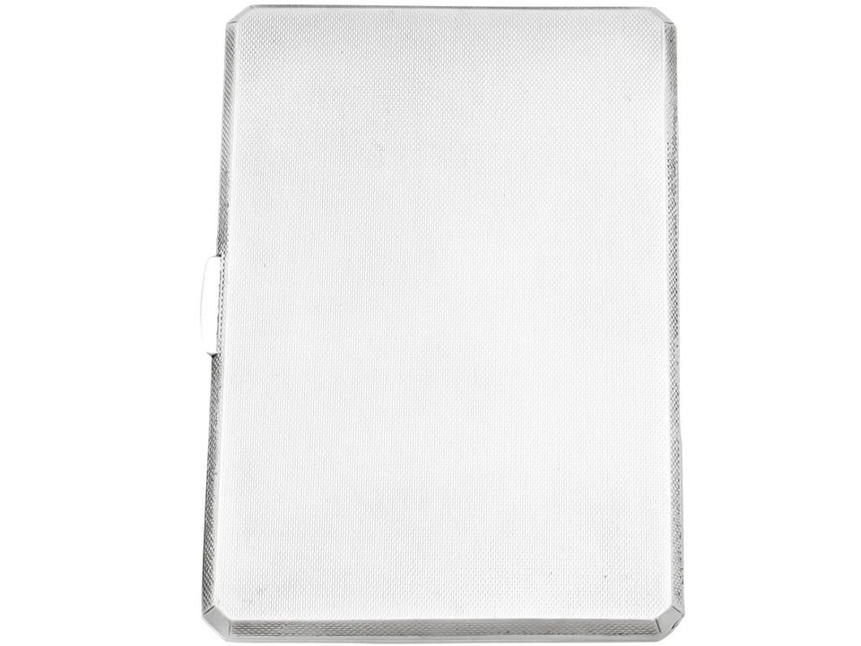 Vintage George VI Sterling Silver and Enamel Cigarette Case - Image 3 of 4