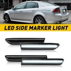 4PCS White LED Smoke Side Marker Light For 2004-2008 Acura TL Car Accessories US