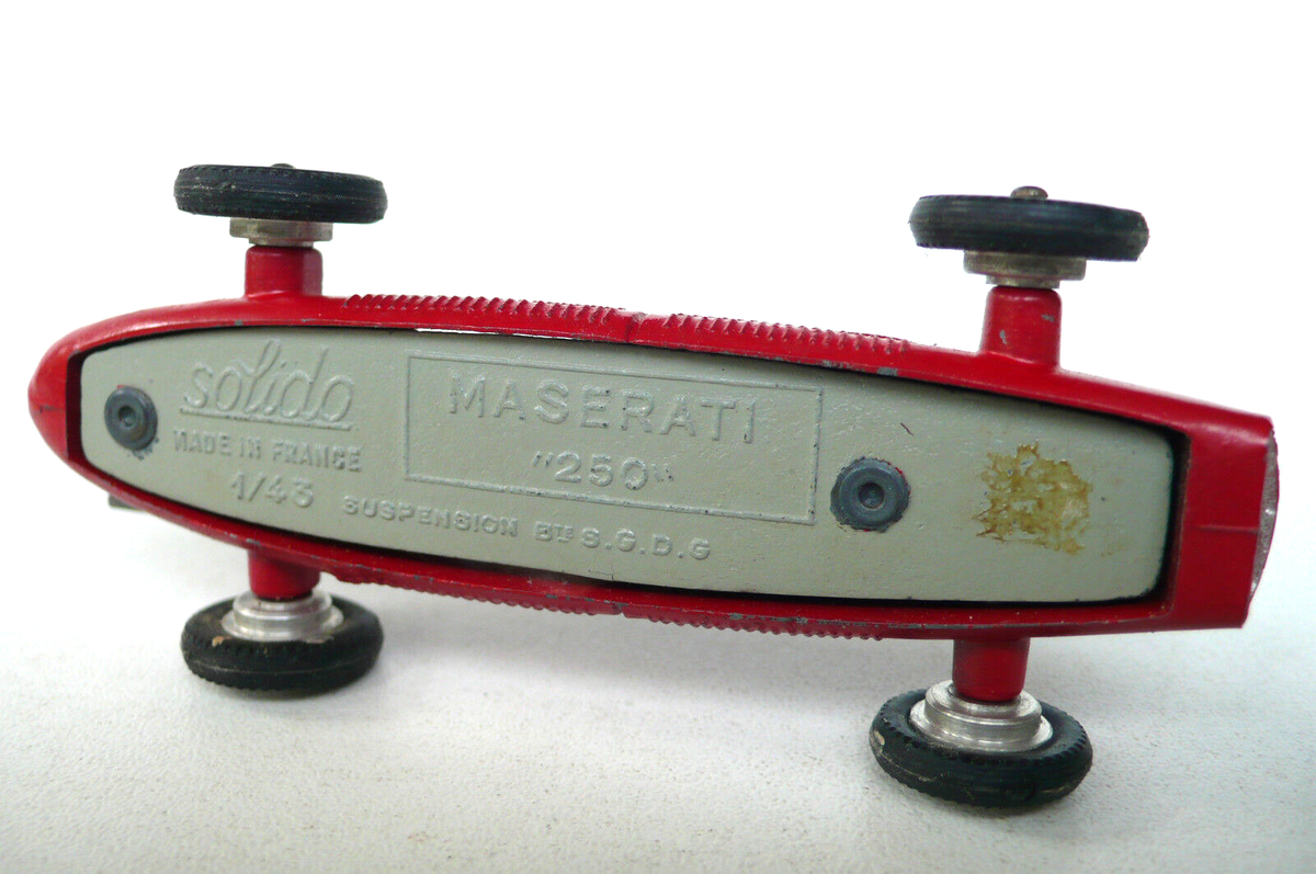 SOLIDO ANCIEN SÉRIE 100 MASERATI 250 F 1 REF 102 BON ÉTAT 1957 | eBay