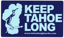 Keep Tahoe Long surfing sticker