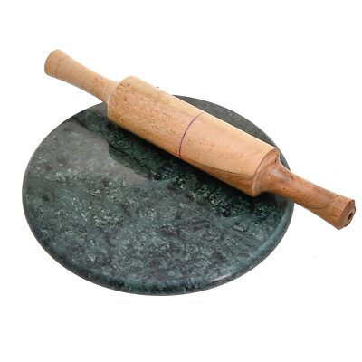 Marble Roti Maker Marble Roti Maker Marble Chakla 9 Inch Diameter with Belan Rolling Pin ...
