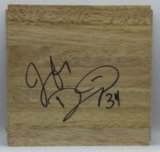 Jennifer Deverjanik autograph signed 6 by 6 inch parquet floorboard MERCURY 3