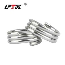 Premium Stainless Steel Split Rings Key Chain Links Loop Jewellery Craft Finding
