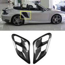For Porsche 911 997 Turbo 2004-2012 Real Dry Carbon Fiber Side Fender Vent Cover