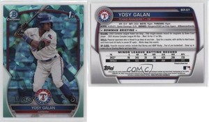 2023 Bowman Chrome Sapphire Edition Prospects Aqua /99 Yosy Galan #BCP-221