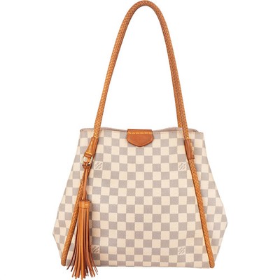 Louis Vuitton Monogram Damier Azur Canvas Propriano Shoulder Bag Tasche