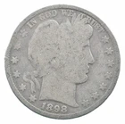 Better 1898 US Barber 90% Silver Half Dollar Coin Collection Set Break *929