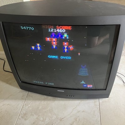 Philips Magnavox MS2730 C221 27  CRT TV Television Retro Gaming S-Video - TESTED