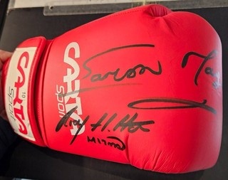 Ricky Hatton & Eamonn Magee Dual Signed Boxing Glove