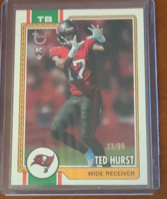 2026 Topps Flagship Ted Hurst RC Rookie 23/99 Tampa Bay Buccaneers