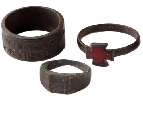 German Iron Cross Ring WW2 Germany WWII Wehrmacht Military award decoration Set