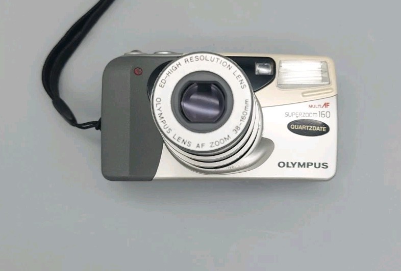 Olympus Superzoom 160 35mm Point & Shoot Film Camera for sale