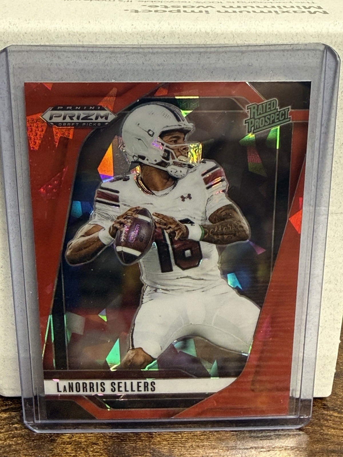 2025 Panini Prizm Draft Picks - LaNorris Sellers #165 Red Ice Prizm (RC)