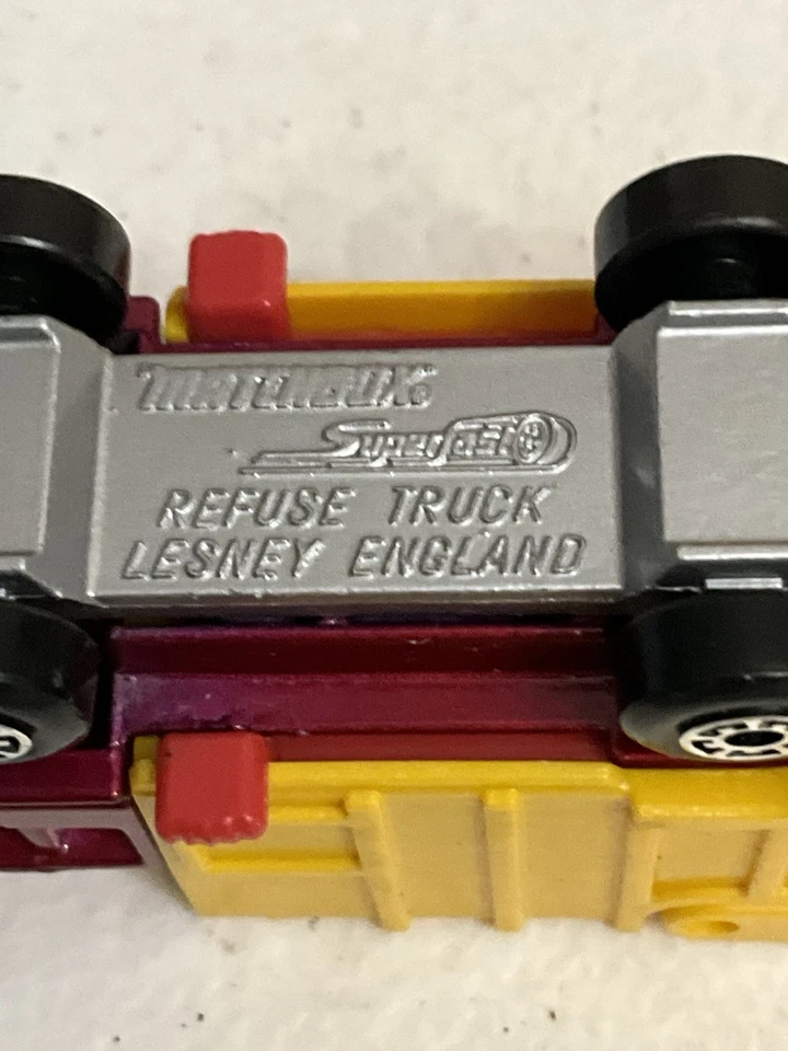 Vintage 1979 Lesney Matchbox Superfast Refuse Truck Colectomatic No36 - Image 4 of 4