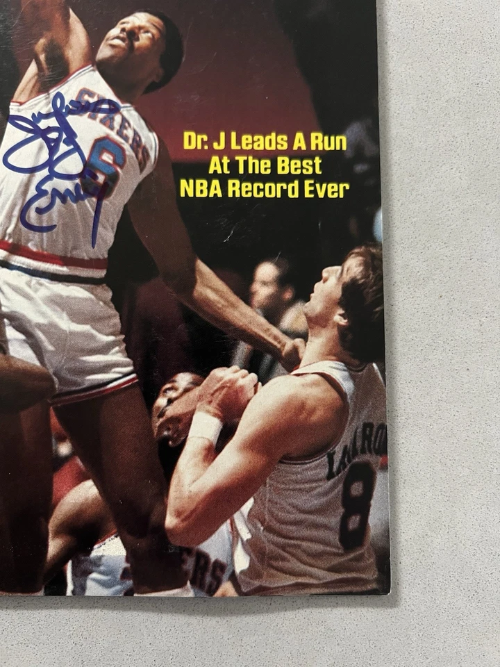 Julius Erving signed autographed Sports Illustrated Magazine 1983 PSA/DNA COA - Image 4 of 4