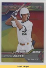 2023 Goodwin Champions Platinum Rainbow Color Wheel Druw Jones #P19 READ 18d6