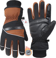Winter Gloves, Hiking Waterproof Windproof Thermal Glove for Men Women