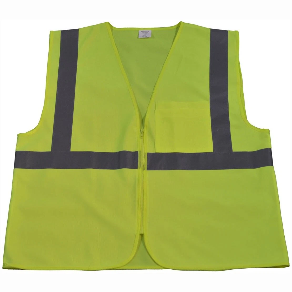 Petra Roc LV2-CB0-4X/5X ANSI Class 2 Zipper Closure Safety Vest with 1 Chest Poc image 1