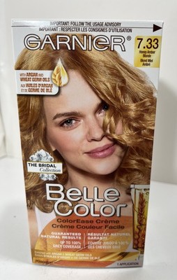 (1) GARNIER Belle Color 7.33 HONEY AMBER BLONDE The Bridal Collection - NEW