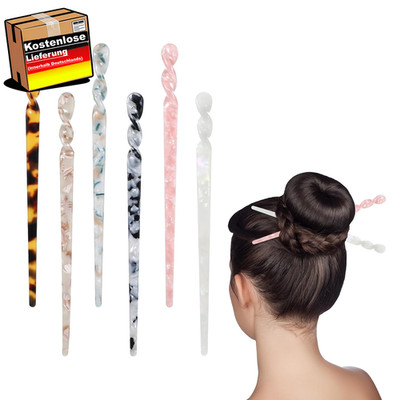 Haarstab Set mit Leopardenmuster - Vintage Haaraccessoire für Damen
