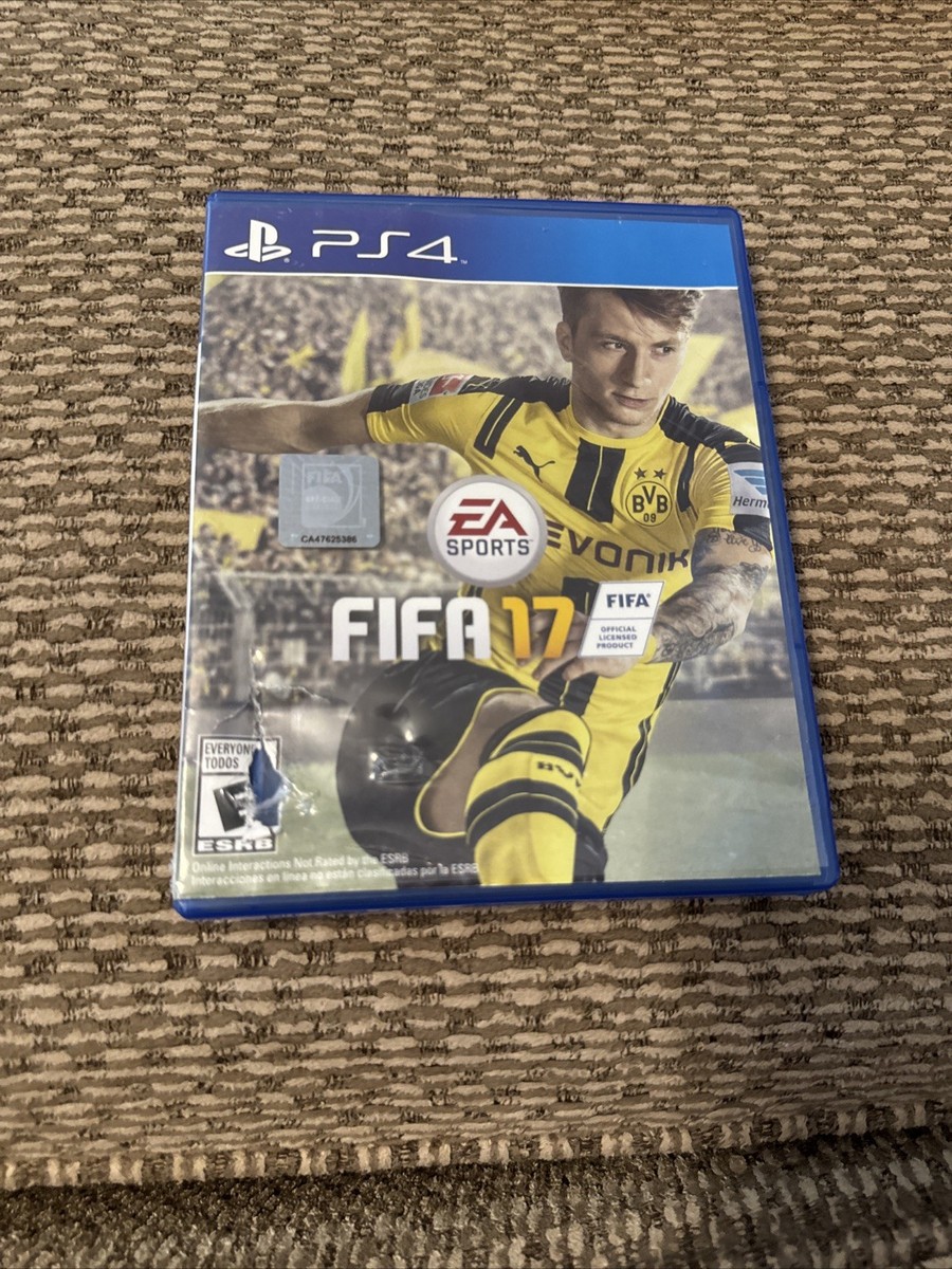 PlayStation 4 FIFA 17 Complete With Manual Front Case Is Damaged