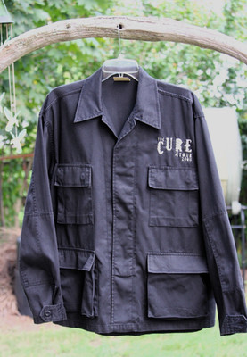 The Cure 2008 4 Tour Black (cotton/poly) Buttoned Jacket Large. Hard to find~