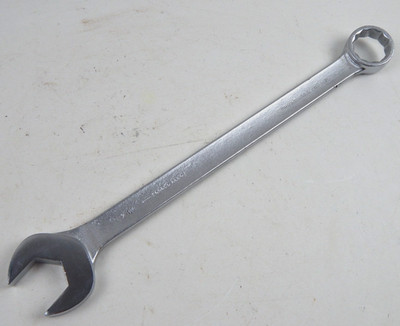 1x Wright Tools 1140 SAE 1-1/4'' Combination Wrench Matte Chrome Finish EXCELLENT