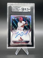 2023 Bowman Chrome Leonardo Bernal Auto Refractor /499
