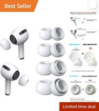 Portable Silicone Ear Tips for AirPods Pro 1  2 - 4 Sizes, Storage Box Included