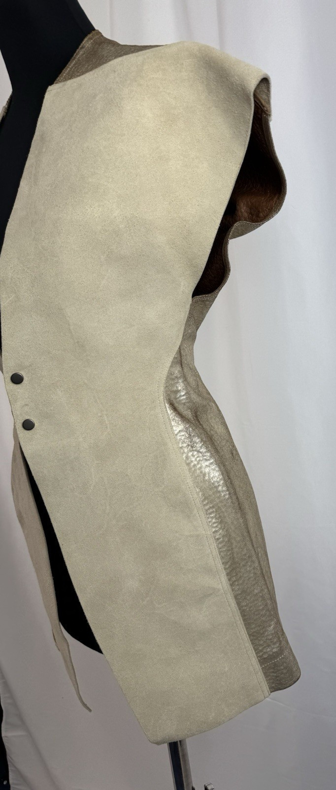 Rick Owens Women’s Dusk Beige Python Snakeskin Su… - image 3