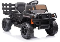 Pickup Kinder Elektroauto Kinderauto Eva Led Fernbedienung MP3 Schwarz