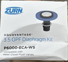 Zurn AquaFlush Go Blue 3.5 Diaphragm Kit P6000-ECR-WS Dented Box New